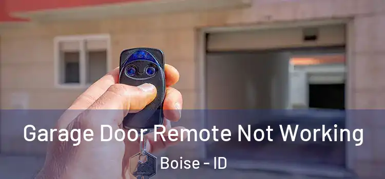  Garage Door Remote Not Working Boise - ID